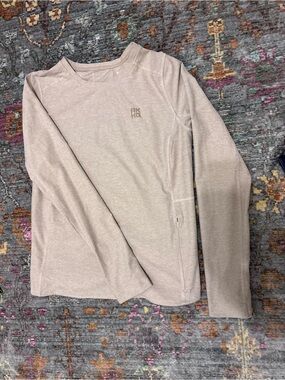 AKTIV Light Taupe Long Sleeve Top